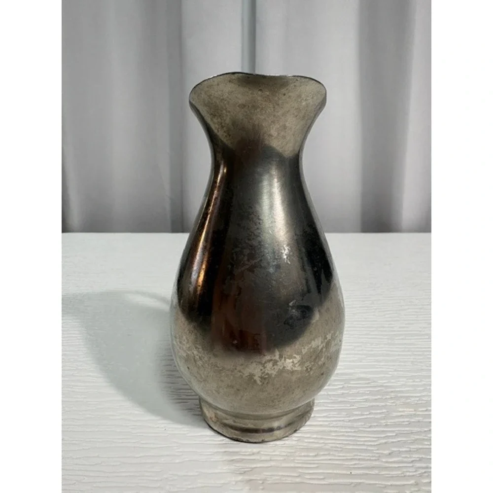 Vintage Royal Holland Pewter K.M.D. Tiel Pitcher Daalderop Holland 6.5